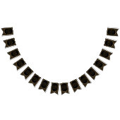 Bannière À Fanions Ventilateur Art déco noir et or Mariage Bann (Tout)