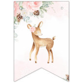 Bannière À Fanions Verre rousse de cerf d'hiver Fille à feuillage per (Premier drapeau)