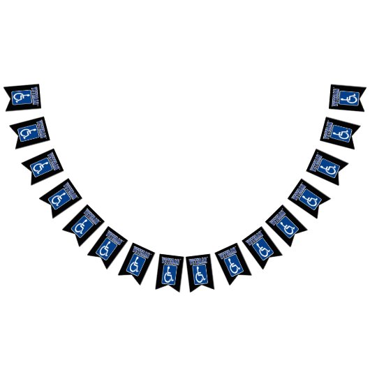 Bannière À Fanions Vétérinaire handicapé handicapé (Tout)