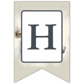 Bannière À Fanions Vibes d'hiver Aquarelle âne - Anniversaire (Deuxième drapeau)