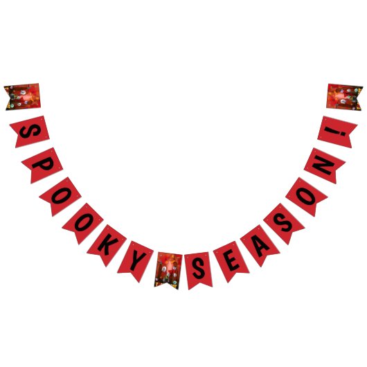 Bannière À Fanions Vibes éffrayantes Mikitiez halloween 3D multivers (Tout)