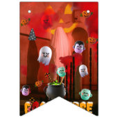 Bannière À Fanions Vibes éffrayantes Mikitiez halloween 3D multivers (Premier drapeau)