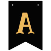 Bannière À Fanions Vieilli à la perfection, Anniversaire de mode (Troisième drapeau)