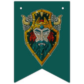 Bannière À Fanions Viking Age Portrait Métallurgique (Deuxième drapeau)