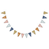 Bannière À Fanions Vintage arc-en-ciel (Tout)