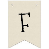 Bannière À Fanions Vintage Harry Potter Premier anniversaire (Deuxième drapeau)