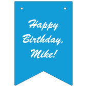 Bannière À Fanions Voiture de course de garçon de joyeux anniversaire (Deuxième drapeau)