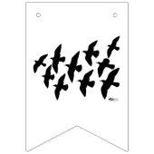 Bannière À Fanions Vol de pigeons (Troisième drapeau)