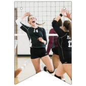 Bannière À Fanions Volleyball Graduation Sports Blue (Deuxième drapeau)