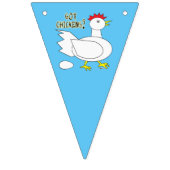 Bannière À Fanions Vous avez des poulets ? (Deuxième drapeau)