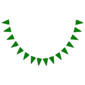 Bannière À Fanions Vrai vert (Tout)