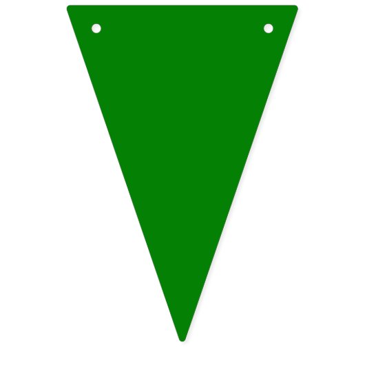 Bannière À Fanions Vrai vert (Deuxième drapeau)