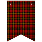 Bannière À Fanions Wallace Clan Badge & Tartan (Deuxième drapeau)