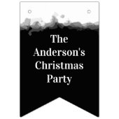 Bannière À Fanions Welcome Santa Elf Christmas Themed Party (Premier drapeau)