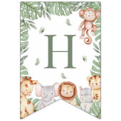 Bannière À Fanions Wild One Jungle Birthday Banner (Deuxième drapeau)