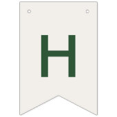 Bannière À Fanions Wild One mignonne Dinosaur Première fête d'anniver (Deuxième drapeau)