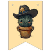 Bannière À Fanions Wild West Buckin' Birthday (Premier drapeau)