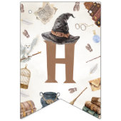 Bannière À Fanions Wizard Birthday Banner (Deuxième drapeau)