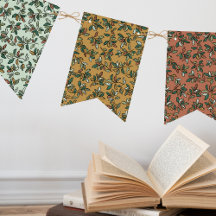 Woodland Storybook Fall Leaves Baby shower