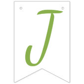 Bannière À Fanions Woodsy Elegance | Vin Mariage Marié (Troisième drapeau)