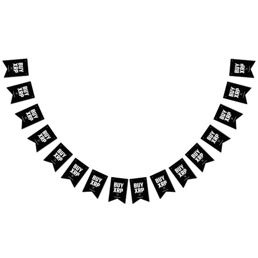 Bannière À Fanions XRP Crypto - XRP Cryptodevise - Acheter XRP - XRP (Tout)