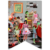 Bannière À Fanions Zombie Diner (Premier drapeau)