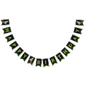 Bannière À Fanions Zombie Joyeux Anniversaire Garçon Halloween Monstr (Tout)