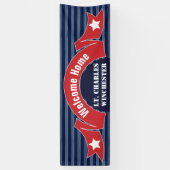 Bannière à la maison bienvenue (Vertical)