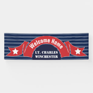 Bannière à la maison bienvenue