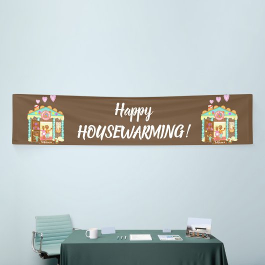 Bannière à la maison douce à la maison (Salon professionnel)