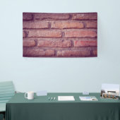 Bannière à motif de mur en briques anciennes – Déc (Salon professionnel)