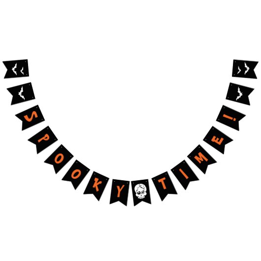 Bannière à temps Éffrayant pour la décoration de l (Tout)