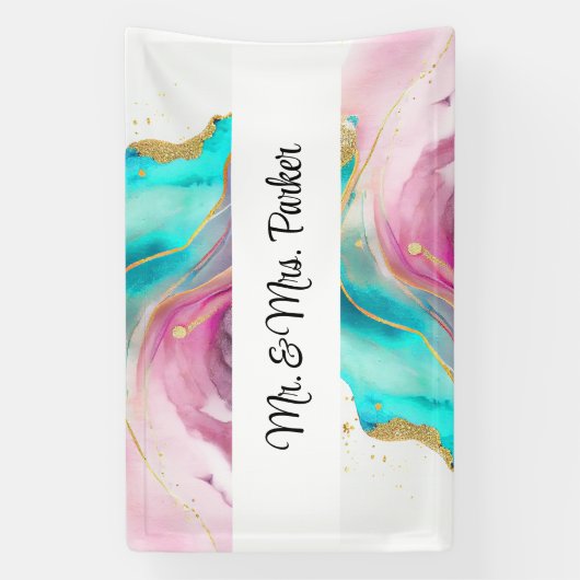 Bannière Abstraite en marbre (Verticale)