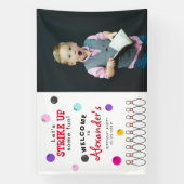 Bannière Affiche de bienvenue d'anniversaire de Bo (Verticale)