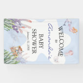 Bannière Affiche de bienvenue de sirène illustrée (Horizontal)