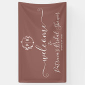 Bannière Affiche de bienvenue Fête des mariées Mon (Vertical)