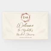 Bannière Affiche de bienvenue Fête des mariées Mon (Horizontal)