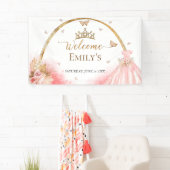 Bannière Affiche de bienvenue Quinceanera | Boho r (En situation)