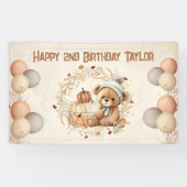 Bannière Anniversaire de enfant d'automne de migno (Horizontal)