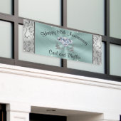 Bannière Anniversaire Personnalisée, Votre Texte,  (Bâtiment extérieur)