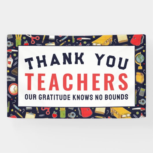 Bannière Appréciation de l'enseignant (Horizontal)