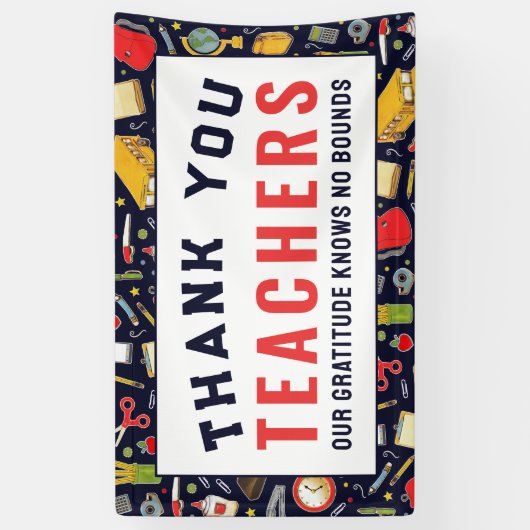 Bannière Appréciation de l'enseignant (Vertical)