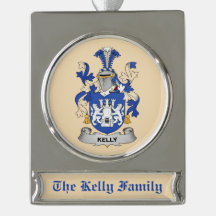 Ornement du blason de la famille Kelly