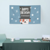 Bannière arrière-plan de la fête Anniversaire de e (Salon professionnel)