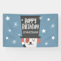 Bannière arrière-plan de la fête Anniversaire de e