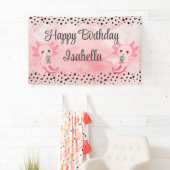 Bannière arrière-plan de la soirée Cute Boba Tea A (En situation)