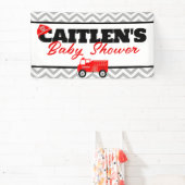 Bannière arrière-plan du Firetruck et Chevron Part (Insitu)