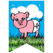 Bannière Baby shower à thème animal de ferme (Troisième drapeau)