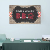 Bannière Baby shower BBQ BBQ Bébé (Salon professionnel)