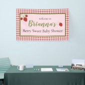 Bannière Baby shower Berry Sweet (Salon professionnel)